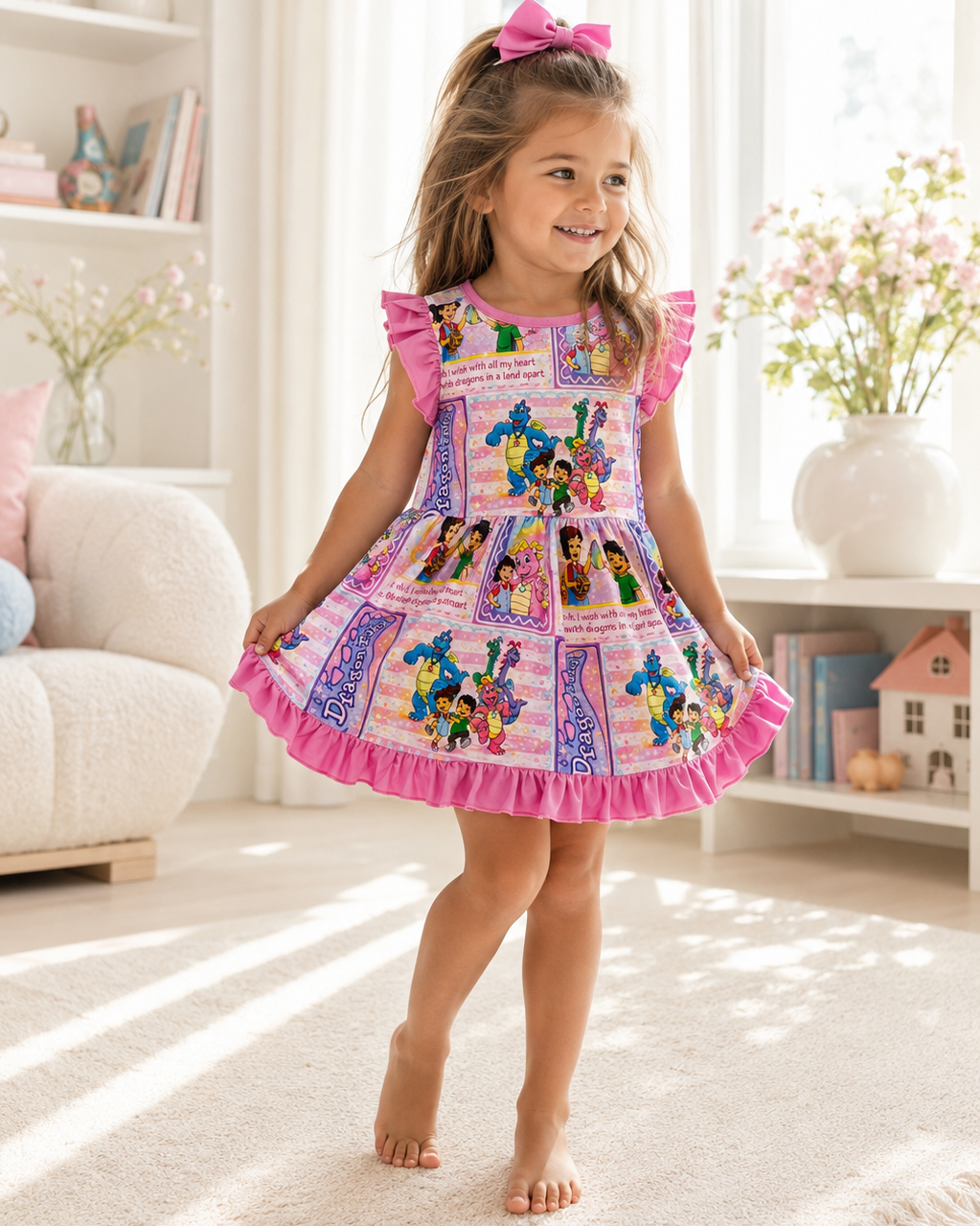 Dragon Tales™ Twirl Dress w| Easy Peezy Shorts