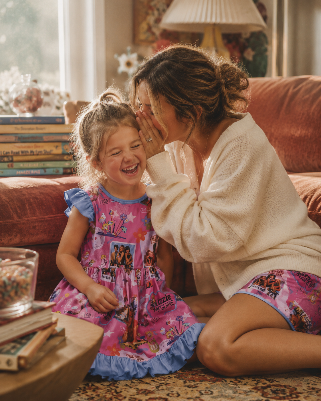 for bedtime negotiations, cereal mornings, car naps, and favorite-outfit days